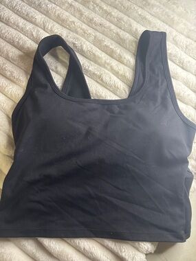 HALARA Black Scoop Neck Racerback Sports Bra